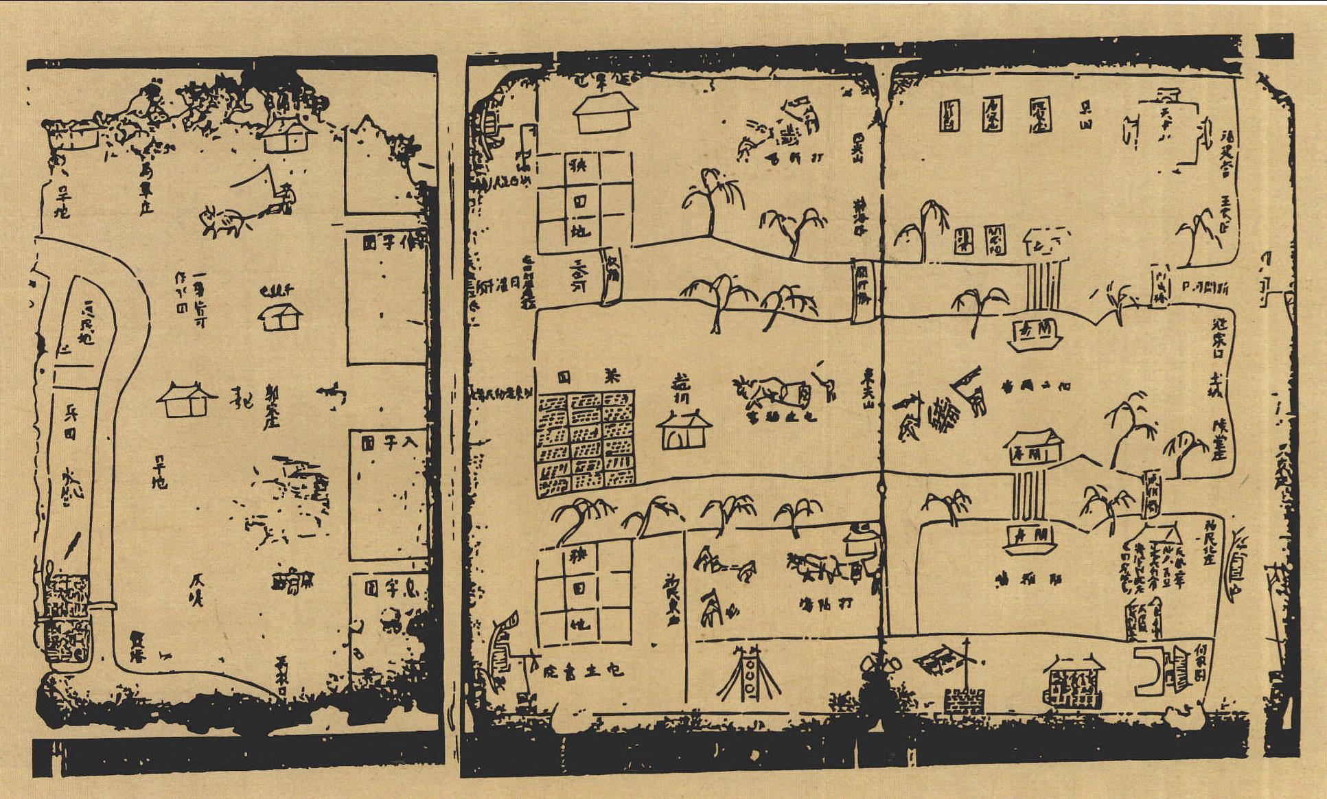 18.明末天津衛(wèi)屯墾圖(局部)