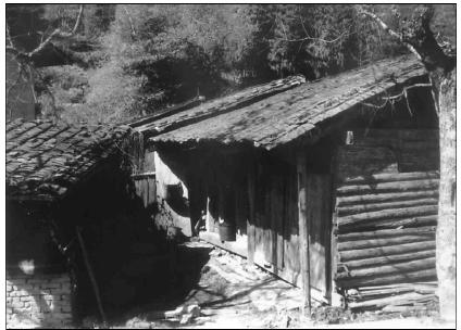 紅軍北上抗日先遣隊在福建永安縣石峰村住過的民房。