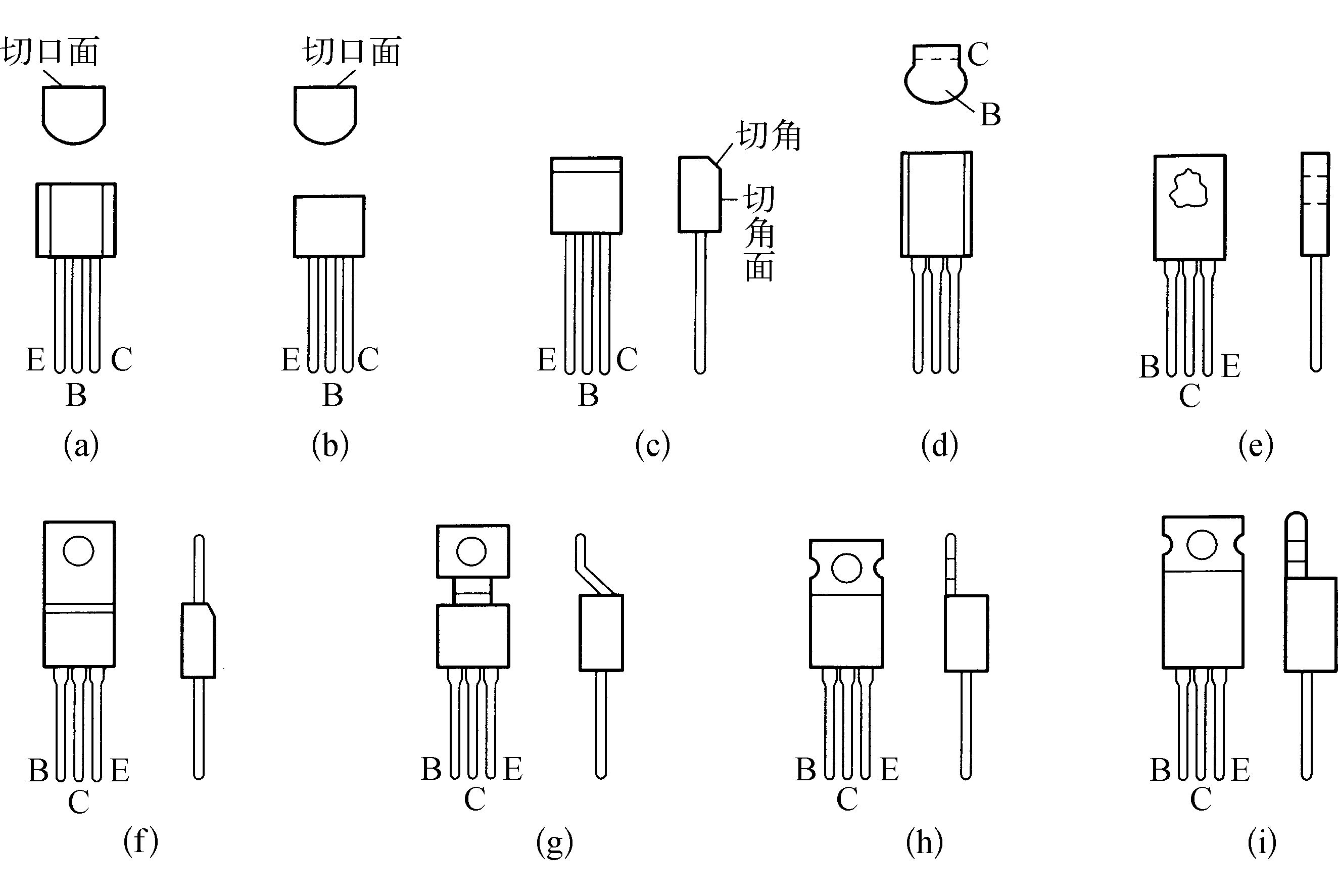 二、　晶體三極管的標(biāo)識