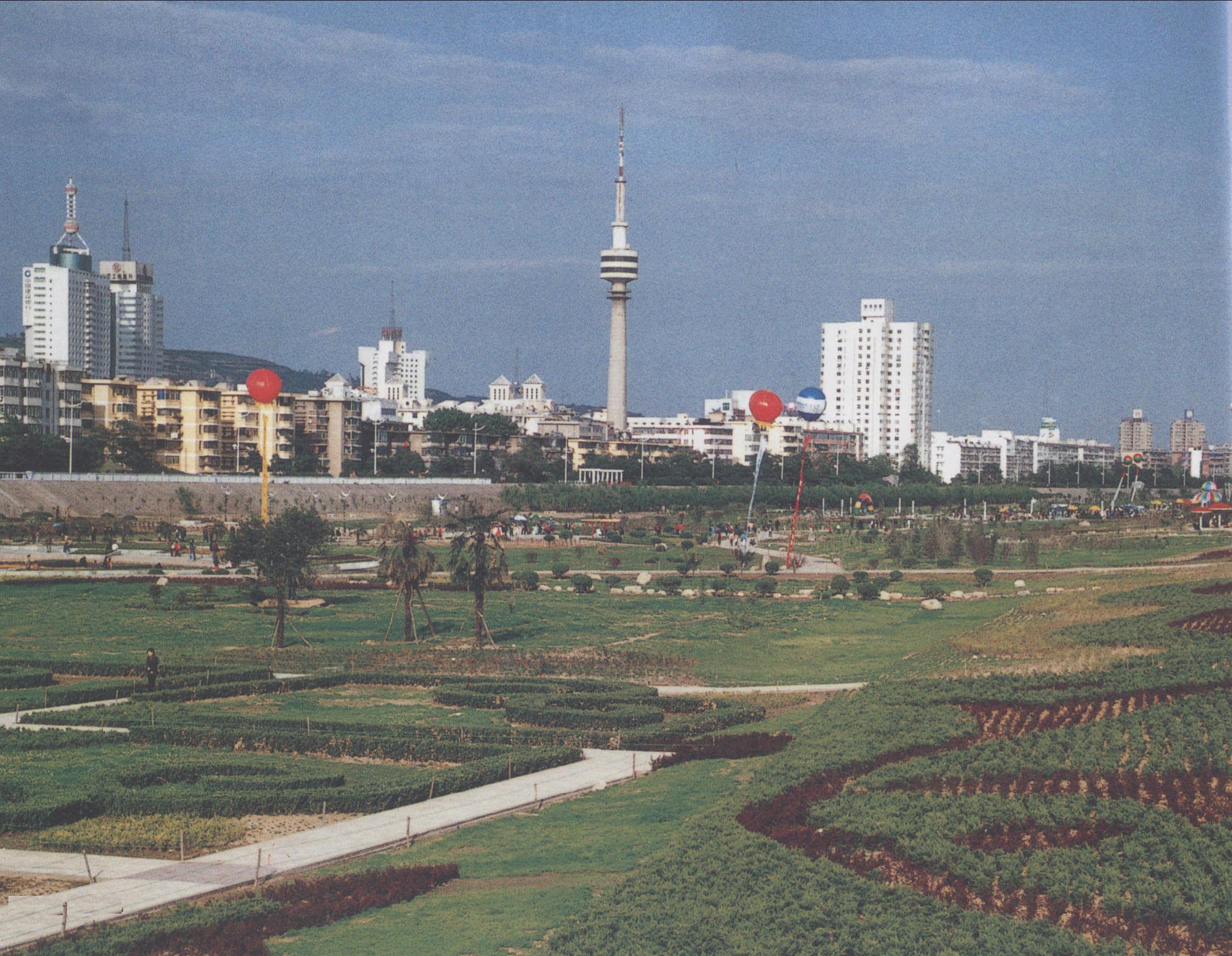 水景交融 渭河公園